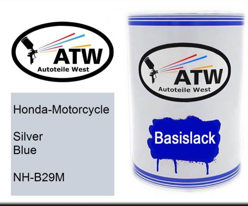 Honda-Motorcycle, Silver Blue, NH-B29M: 500ml Lackdose, von ATW Autoteile West.